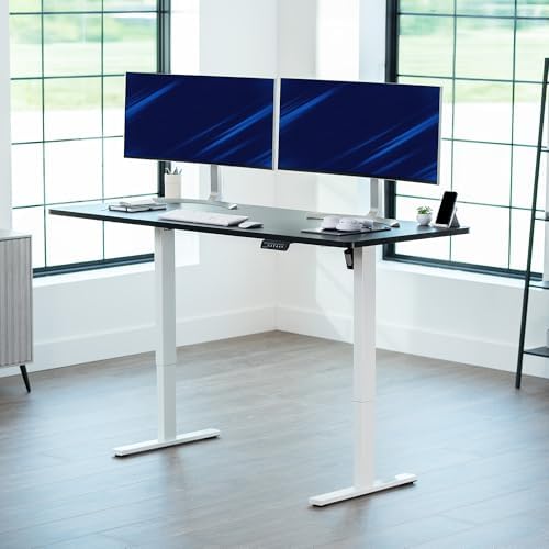 VIVO Black 71 x 30 in Standing Desk, DESK-KIT-1W7B - Image 2