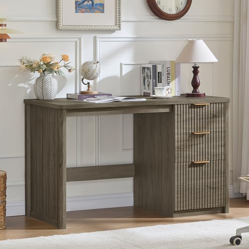 LEYAOYAO Office Desk 48" with 3 Drawers Storage File Cabinet by LEYAOYAO-Findtheshiningpointofyourideallife%EF%BC%81