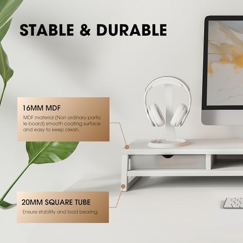 Fenge Dual Monitor Riser, 42.5 Inch Large Computer Monitor Stand - Image 3