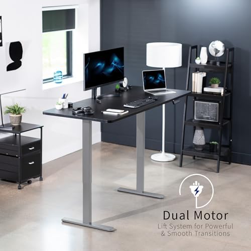 VIVO Black 71 x 30 in Standing Desk, DESK-KIT-E2G7B - Image 4