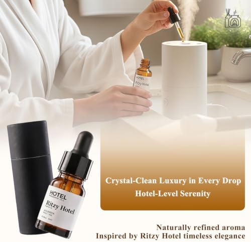 Hotel Diffuser Oil Collection Fragrance Oil Waterless Essential Oils Home Luxury Aroma & for Ultrasonic and Waterless Diffusers and Crafting - 10ml, 0.34 fl oz - Image 4