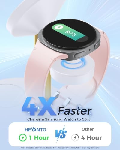 Hevanto 3 in 1 Wireless Charger for Samsung Galaxy, 15W MagSafe Charging - Image 3