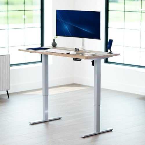 VIVO Reclaimed Wood 55 x 28 in Standing Desk, DESK-KIT-1G55P - Image 2