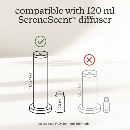 Homedics SereneScent Waterless Diffuser Oil Refill, Frosted Cypress (120ml) - Image 6