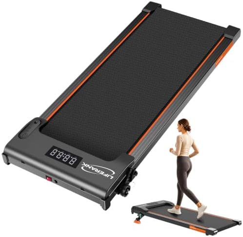 Walking Pad Treadmill for Home Office, Portable Under Desk Treadmill with Incline, Mini Compact Walking Jogging Running Exercise Machine with Remote Control and LED Display by Unknown