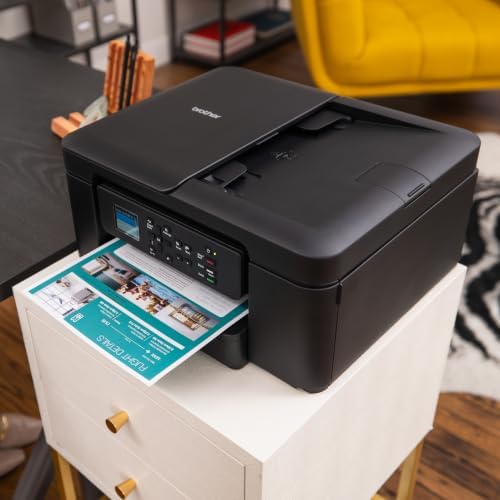 Brother Work Smart 1360 Wireless Color Inkjet All-in-One Printer with Automatic Duplex Printing and 1.8” Color Display | Includes Refresh Subscription Trial(1) (MFC-J1360DW) (Renewed Premium) - Image 4
