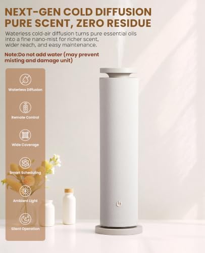 Waterless Essential Oil Diffuser Starter Kit Fabric-Wrapped Design - Image 2
