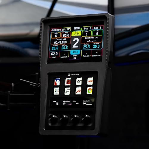 SimSport Gadget 6.8 Inch Touchscreen Combo for Stream Deck Plus Racing Dashboard for Sim Racing Rig Aluminum Profile - Image 7