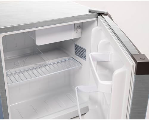 Frigidaire Retro Compact Mini Fridge with Freezer Compartment, Chrome Handles, Built-in Water Dispenser, (1.8 cu ft) - Image 5