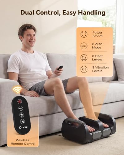 KNQZE Foot Massager with Heat for Plantar Fasciitis, Neuropathy - Image 4