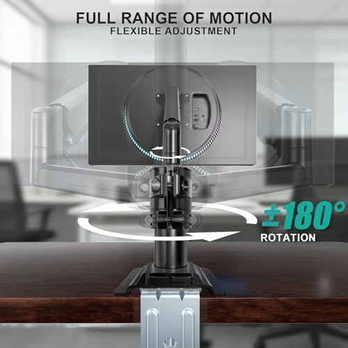 WALI Tall Single Monitor Arm for 13-33 inch Screens, up to 19.8 lbs - Image 4
