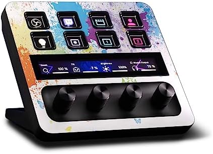 MightySkins Skin Compatible with Elgato Stream Deck + - Splash of Color | Protective, Durable, and Unique Vinyl Decal wrap Cover | Easy to Apply, Remove, and Change Styles | Made in The USA by MIGHTY+SKINS