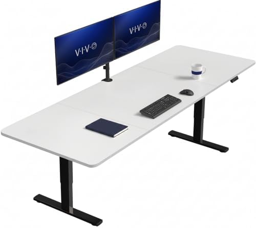 VIVO White 83 x 30 in Standing Desk, DESK-KIT-1B8W by VIVO