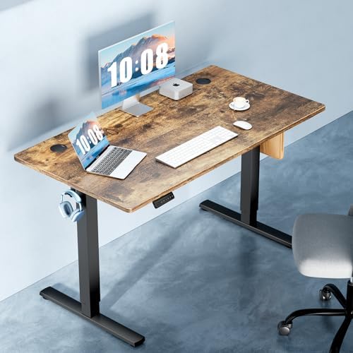 DUMOS 48 Inch Electric Standing Desk, Memory Adjustable Home Office Desk - Image 2