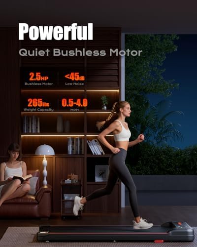 TREAFLOW Walking Pad with Incline, Under Desk Treadmills for Home - Image 3
