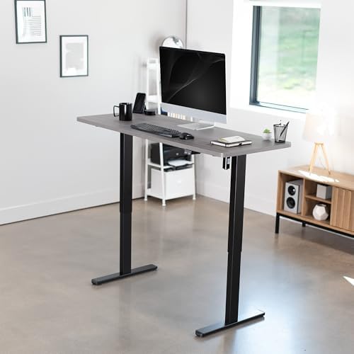 VIVO Dark Gray 60 x 24 in Standing Desk, DESK-KIT-B06G - Image 2