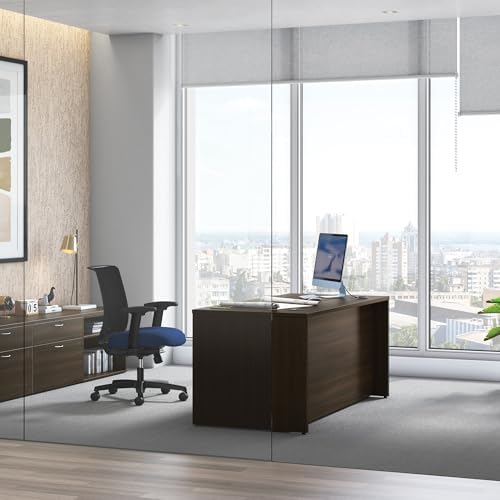 HON MOD Computer Desk, Office Desk with 5 Drawers, Java Oak - Image 2