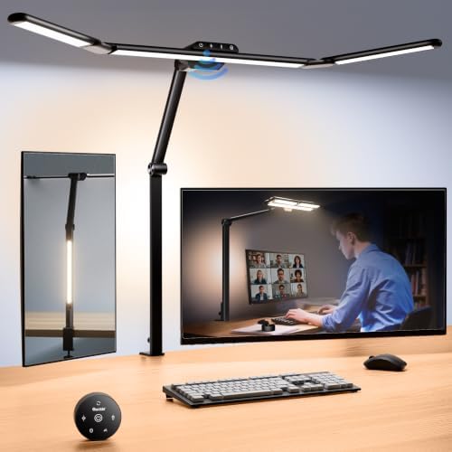 Quntis 32.3" Eye Care Architect Desk Lamps with Clamp for Office Home Dorm by Quntis