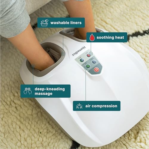 Homedics Shiatsu Foot Massager with Soothing Heat and Air Compression - Image 3