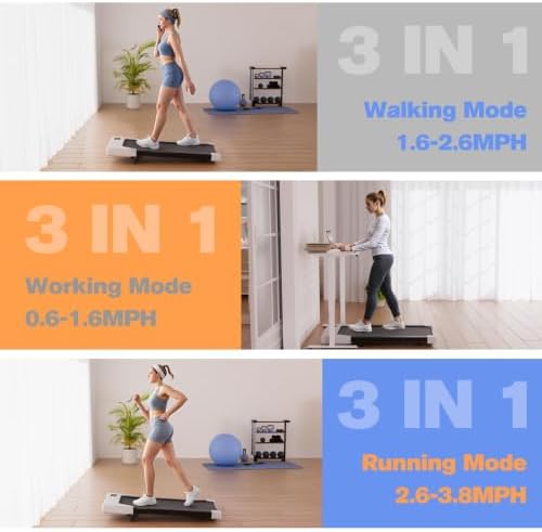6% Incline 300 lbs Walking Pad Under Desk Treadmill - Image 3