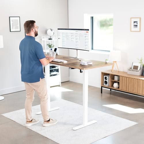 VIVO Reclaimed Wood 71 x 30 in Standing Desk, DESK-KIT-0W7P - Image 2