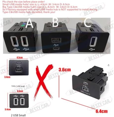 USB Media Hub, Dual USB Ports, Compatible with Ford and Lincoln Cars, Easy Installation Guarantee - Image 2