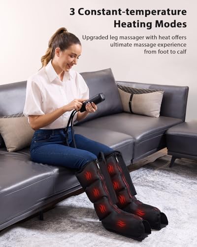 CINCOM Leg Massager with Heat and Compression, FSA - HSA - Image 4