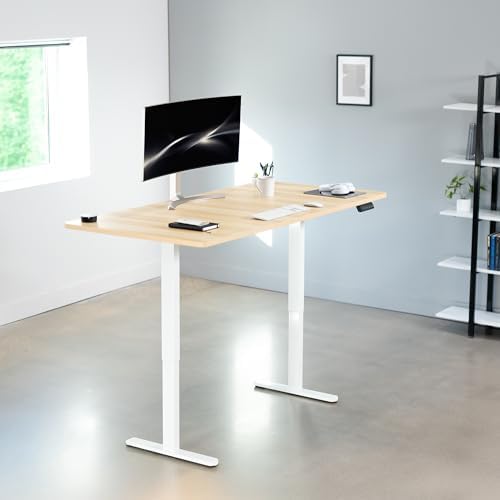 VIVO Light Wood 71 x 36 in Standing Desk, DESK-KIT-E2W7C-36 - Image 2
