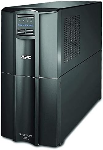 APC 3000VA Smart UPS with SmartConnect, SMT3000C Sinewave UPS Battery Backup, AVR, 120V, Line Interactive Uninterruptible Power Supply by APCbySchneider-Electric