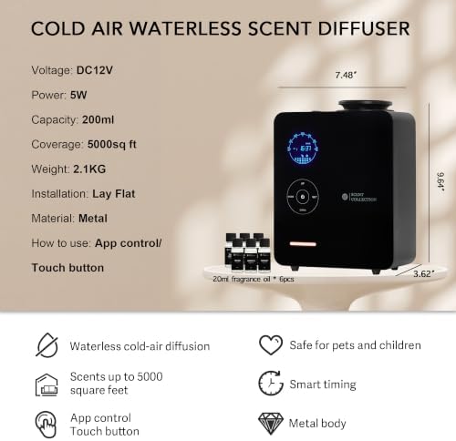 Waterless Scent Diffuser, Cold Air Diffuser for Large Rooms Up to 2000 SqFt - Image 2