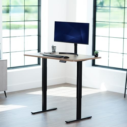 VIVO Reclaimed Wood 48 x 30 in Standing Desk, DESK-KIT-1B5P - Image 2