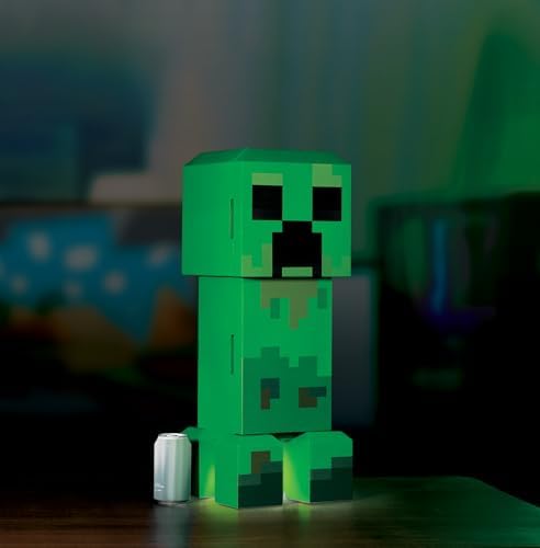 Minecraft Legends Creeper Mini Fridge – 12 Can 8L Portable Cooler with LED Lights, AC/DC Power & Removable Shelves for Gaming Rooms, Dorms & Offices - Image 5