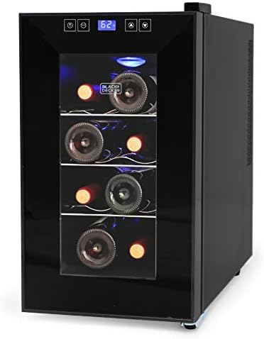BLACK+DECKER 8-Bottle Thermoelectric Wine Cellar, BD60026, Black by Unknown