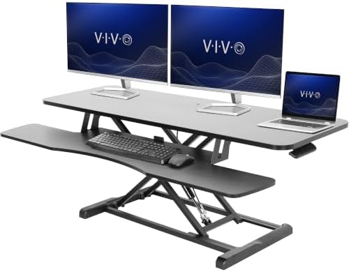 VIVO Black 48 in Standing Desk Converter, DESK-V048KB by VIVO