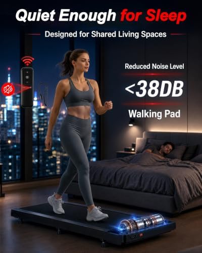Walking Pad Treadmill with 8% Incline, Under Desk Treadmill for Home Office - Image 6