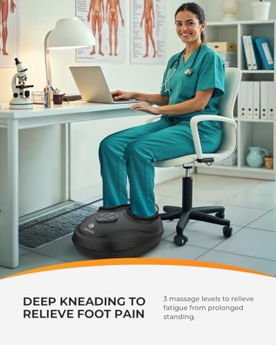 CooCoCo Foot Massager with Heat, Shiatsu Massage Machine - Image 3