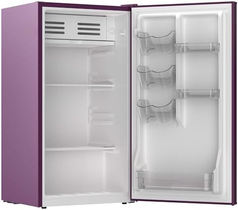 Frigidaire Refrigerator-Retro Mini Fridge Energy Saving-Adjustable Thermostat Control- Ideal for Dorm, Office, RV, Garage, Apartment 3.1 Cu Ft, PLUM - Image 3