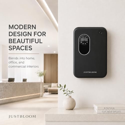 JUSTBLOOM Wall-Mounted Waterless Scent Diffuser, Bluetooth App Control - Image 5