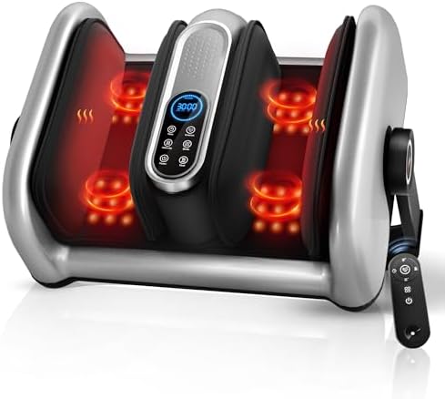 Pro Electric Shiatsu Foot Massager with Heat, Size 12.5 by JZBRAIN