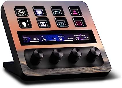 MightySkins Skin Compatible with Elgato Stream Deck + - Sunset Sea | Protective, Durable, and Unique Vinyl Decal wrap Cover | Easy to Apply, Remove, and Change Styles | Made in The USA by MIGHTY+SKINS