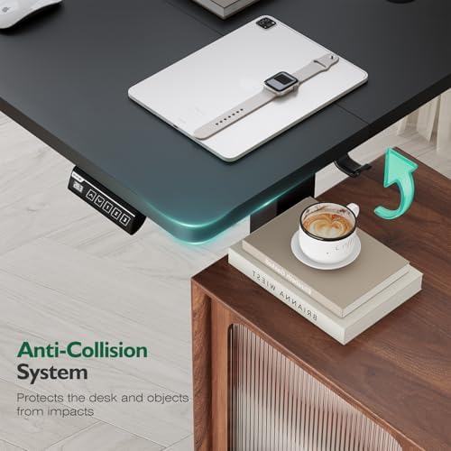 Monomi 59" Electric Standing Desk,Adjustable Height Sit Stand Up Desk,Black - Image 5
