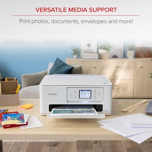 Canon PIXMA TS7720 Wireless All-in-One Color Inkjet Printer – Print, Copy, Scan – Auto Duplex, 15/10 PPM, 2.7” Touchscreen, Compact Home Photo Printer with Easy Setup - Image 7