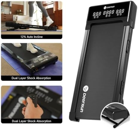 DeerRun Z10 Walking Pad with 12% Auto Incline - Image 5