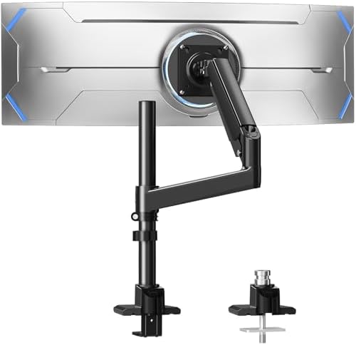 MOUNTUP Odyssey G9 Tall Monitor Arm Holds 4.4-44 lbs for 32-49 Inch Screens by MOUNTUP