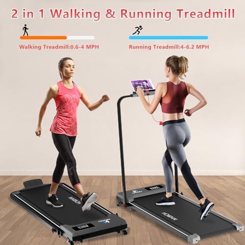 Walking Pad, HOWHAI Incline Treadmill with Handle Bar, Under Desk 2 in 1 - Image 6
