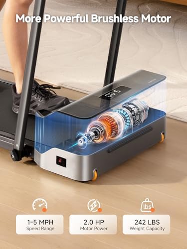 WalkingPad Foldable Walking Pad Treadmill with Handle Bar Under Desk - Image 3
