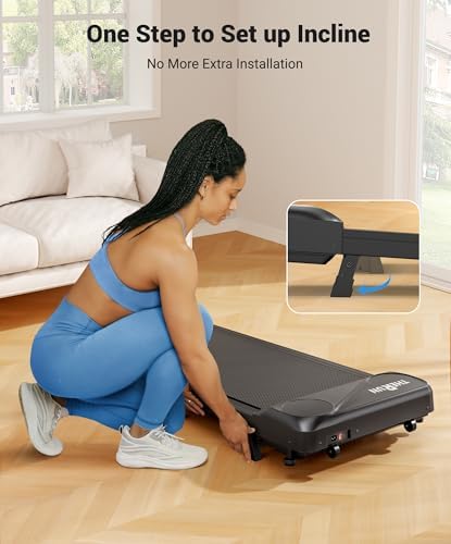 THERUN Walking Pad with 40" Longer Belt Under Desk Treadmill 300LBS Weight - Image 4