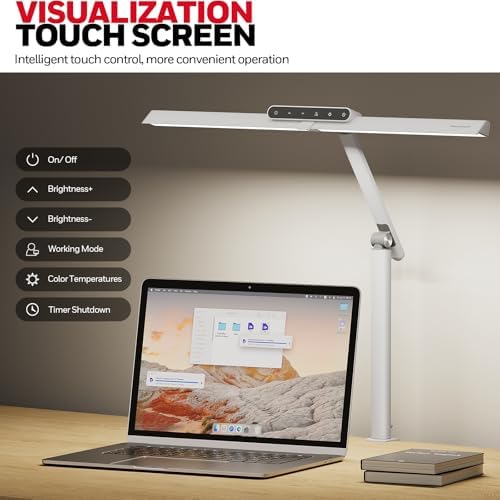 Honeywell HJ1 Sunturalux LED Clamp Desk Lamp 1200LM for Computer - Image 3