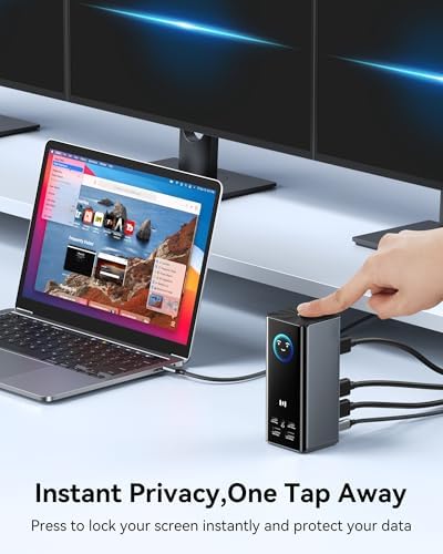 Selore Laptop Docking Station 4K Triple Display Docking Station 3 HDMI 2 DP - Image 6