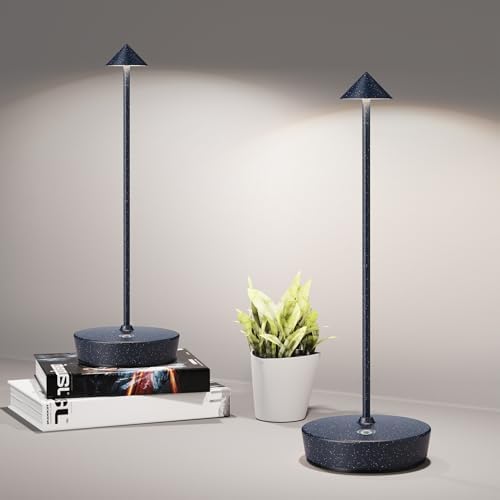 Cordless Table Lamps Rechargeable 6000mAh Battery Operated LED Desk Lamp by SHANGCAI
